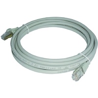 Cat 6A S/FTP 26 AWG LSZH Patch Cable. RCM Approved. Grey Colour