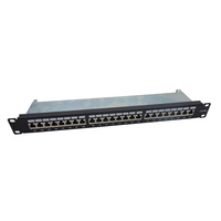 Patch Panel - 19" Cat 6A STP 24 Ports. 1U
