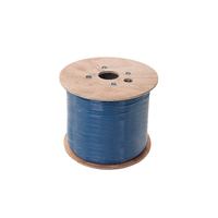 Cat 6A UUTP LAN Cable 500m, 23 AWG LSZH Jacket with RCM approval  - Blue Colour