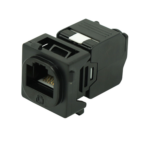 Cat6A Data RJ45 Modular Socket Self Terminating/Tool Less