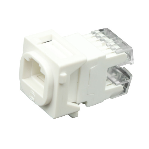 Cat6A Data RJ45 Modular Socket.1 Pack. Punch Down Type