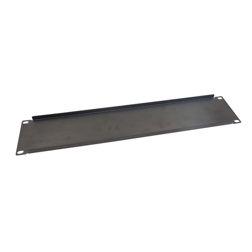 19" 2U Blank Panel for Patch Panel Black Color
