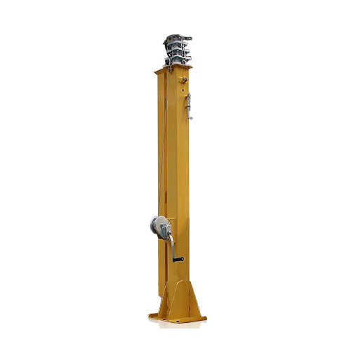 Telescopic Winch-Up Mast 3.2m Total Height.