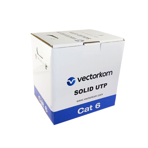 Cat6 LAN Cable 305m, Yellow Jacket Colour. UTP. 23 AWG PVC. Solid Copper